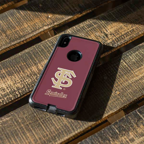 Florida State FSU Seminoles Initials Otterbox Commuter iPhone Skin