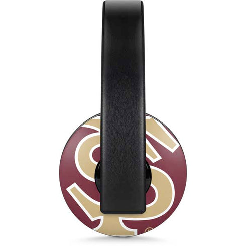 Florida State FSU Seminoles Initials PlayStation 4 Gold Wireless Headset Skin