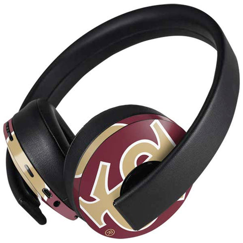 Florida State FSU Seminoles Initials PlayStation 4 Gold Wireless Headset Skin