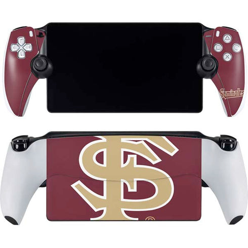 Florida State FSU Seminoles Initials PlayStation Portal Remote Player Skin
