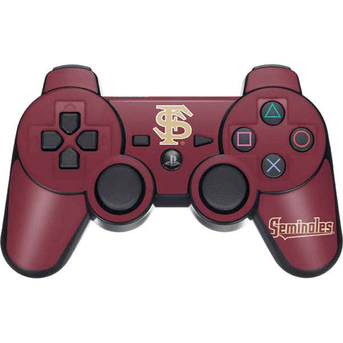 FSU Seminoles Initials PS3 Dual Shock wireless controller Skin