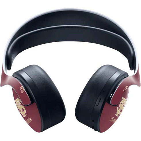 Florida State FSU Seminoles Initials PULSE 3D Wireless Headset for PS5 Skin