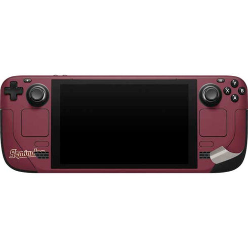 Florida State FSU Seminoles Initials Steam Deck Handheld Gaming Computer Skin