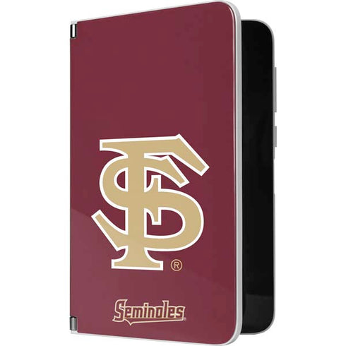 Florida State FSU Seminoles Initials Surface Duo Skin