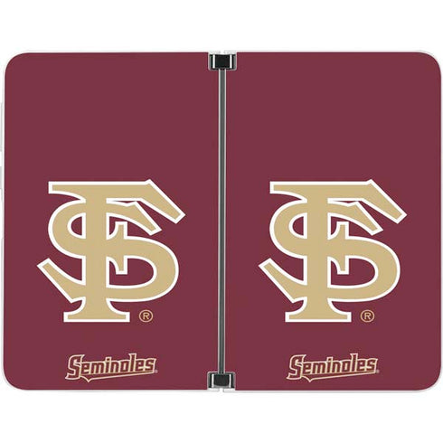 Florida State FSU Seminoles Initials Surface Duo Skin