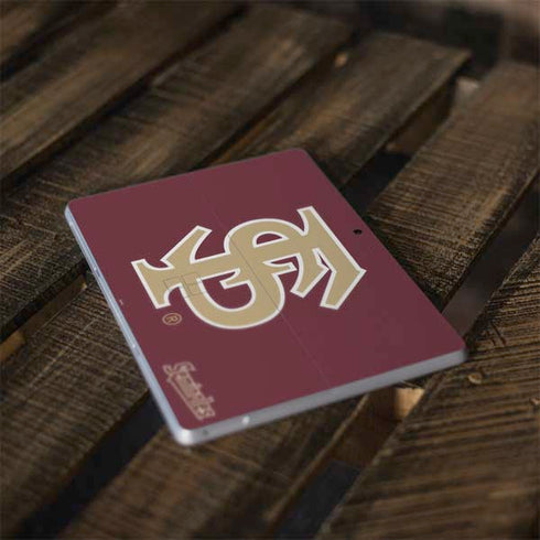 FSU Seminoles Initials Surface Go Skin