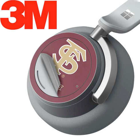 FSU Seminoles Initials Surface Headphones Skin