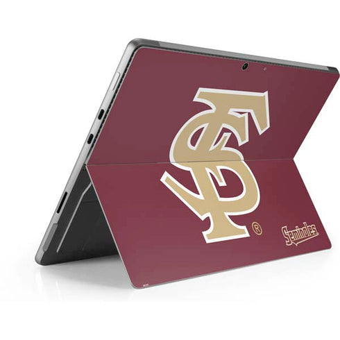 Florida State FSU Seminoles Initials Surface Pro 9 Skin