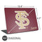 Florida State FSU Seminoles Initials Universal Laptop 16.6in (13.4 x 9.7in) Skin