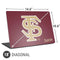 Florida State FSU Seminoles Initials Universal Laptop 18in (14.6 x 10.6in) Skin