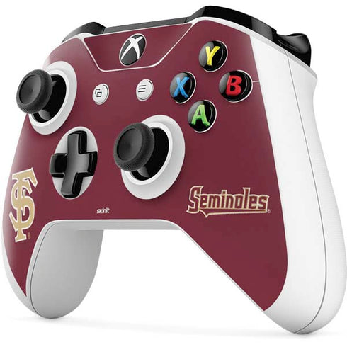 FSU Seminoles Initials Xbox One S Controller Skin