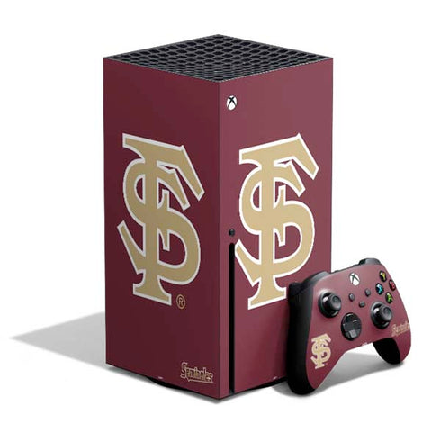 Florida State FSU Seminoles Initials Xbox Series X Bundle Skin