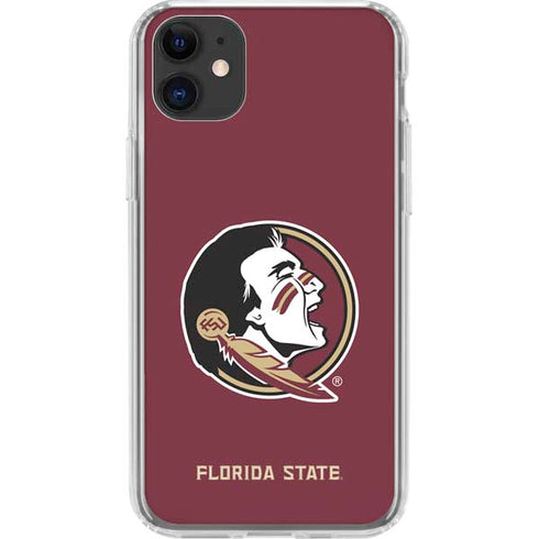 Florida State FSU Seminoles iPhone 11 Clear Case