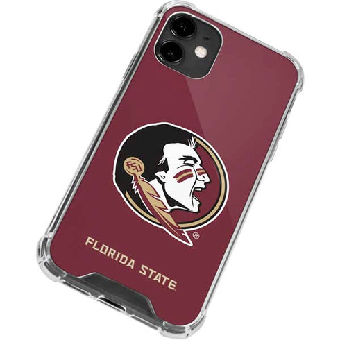 Florida State FSU Seminoles iPhone 12 Clear Case