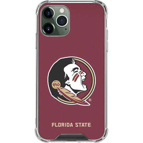 Florida State FSU Seminoles iPhone 12 Pro Clear Case