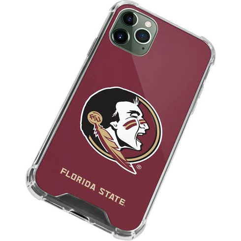 Florida State FSU Seminoles iPhone 12 Pro Clear Case