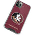 Florida State FSU Seminoles iPhone 12 Pro Clear Case