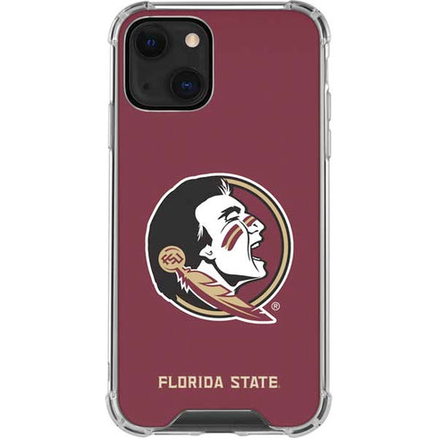 Florida State FSU Seminoles iPhone 13 Mini Clear Case
