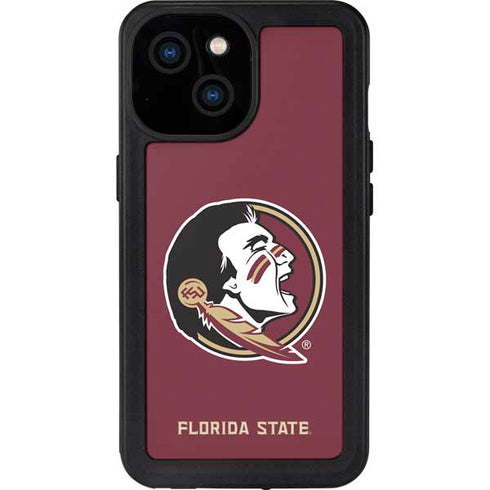 Florida State FSU Seminoles iPhone 13 Mini Waterproof Case