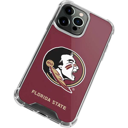Florida State FSU Seminoles iPhone 13 Pro Clear Case