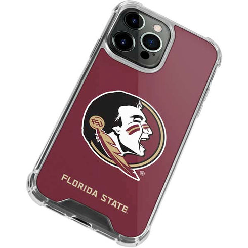 Florida State FSU Seminoles iPhone 13 Pro Max Clear Case