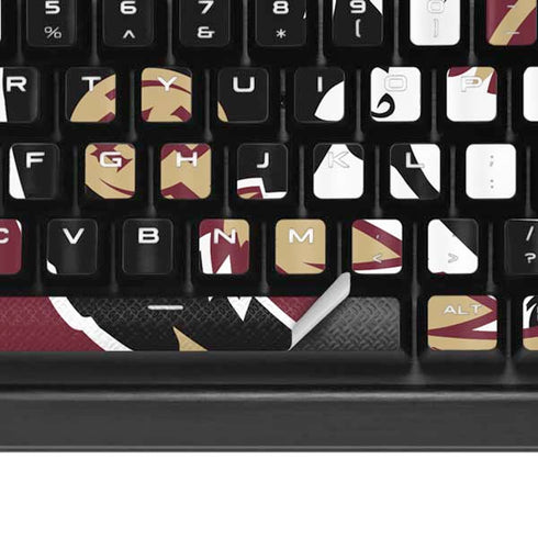 Florida State FSU Seminoles K95 RGB PLATINUM Mechanical Gaming Keyboard Skin