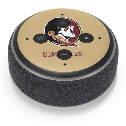 Florida State FSU Seminoles Logo Amazon Echo Dot Skin
