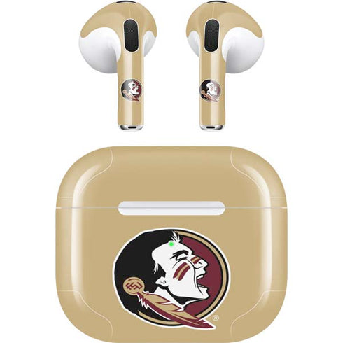 Florida State FSU Seminoles Logo Apple AirPods (3rd Gen 2021) Skin