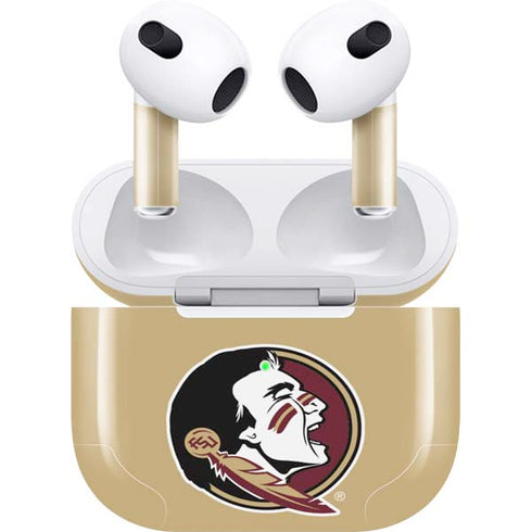 Florida State FSU Seminoles Logo Apple AirPods (3rd Gen 2021) Skin