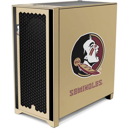 Florida State FSU Seminoles Logo Corsair 4000D Tempered Glass Mid-Tower ATX Case Skin