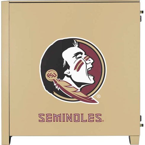 Florida State FSU Seminoles Logo Corsair 4000D Tempered Glass Mid-Tower ATX Case Skin