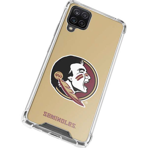 Florida State FSU Seminoles Logo Galaxy A12 Clear Case