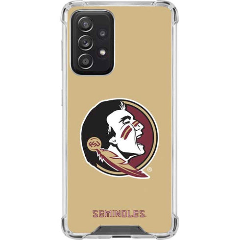 Florida State FSU Seminoles Logo Galaxy A52 5G Clear Case