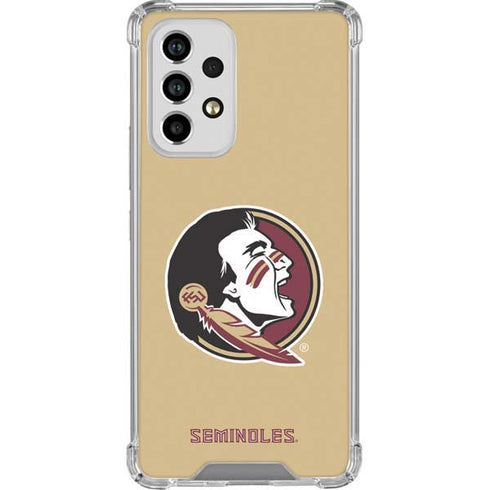 Florida State FSU Seminoles Logo Galaxy A53 5G Clear Case