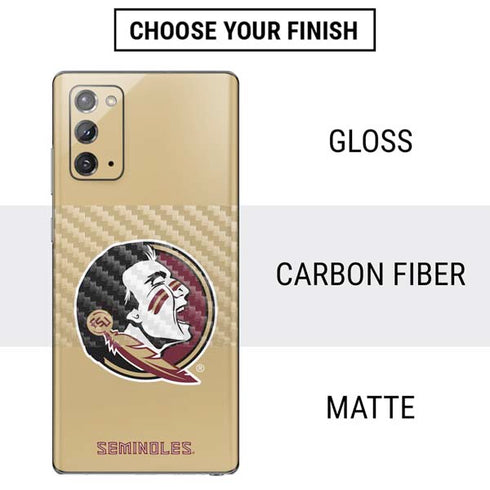 Florida State FSU Seminoles Logo Galaxy Note20 5G Skin