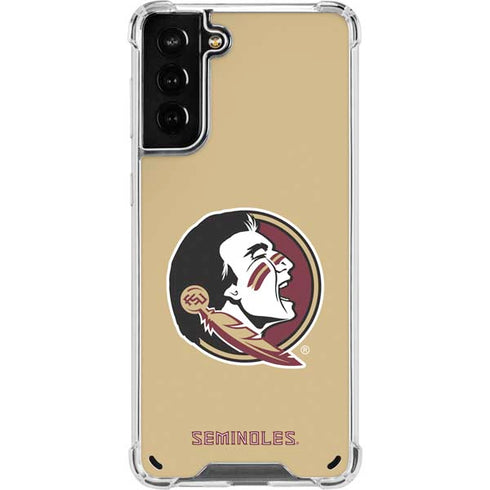 Florida State FSU Seminoles Logo Galaxy S21 Plus 5G Clear Case