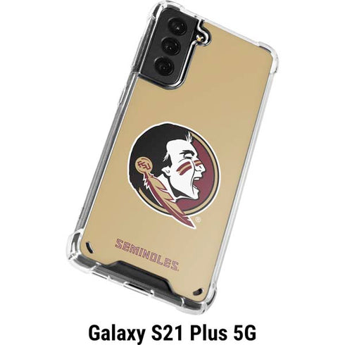 Florida State FSU Seminoles Logo Galaxy S21 Plus 5G Clear Case