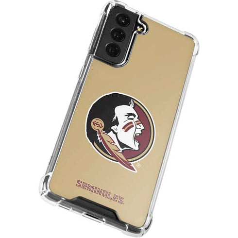 Florida State FSU Seminoles Logo Galaxy S22 Plus Clear Case