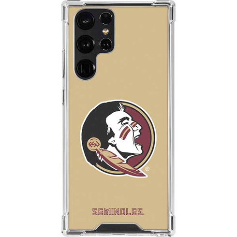 Florida State FSU Seminoles Logo Galaxy S22 Ultra Clear Case