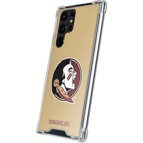 Florida State FSU Seminoles Logo Galaxy S22 Ultra Clear Case