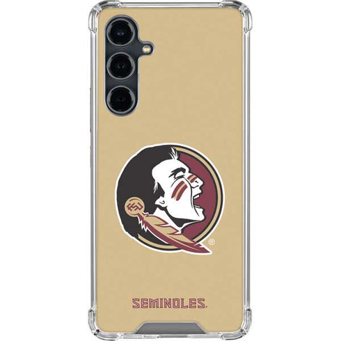 Florida State FSU Seminoles Logo Galaxy S23 FE Clear Case