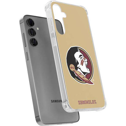 Florida State FSU Seminoles Logo Galaxy S24 Plus Clear Case