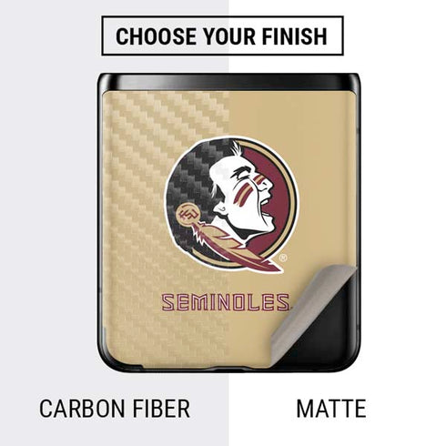 Florida State FSU Seminoles Logo Galaxy Z Flip Skin