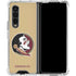 Florida State FSU Seminoles Logo Galaxy Z Fold4 5G Clear Case