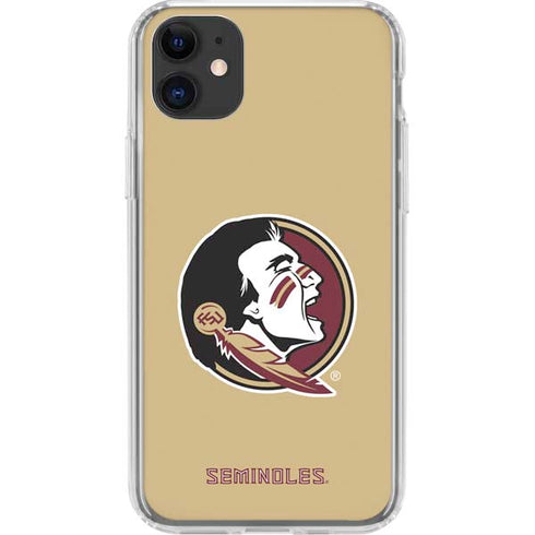 Florida State FSU Seminoles Logo iPhone 11 Clear Case