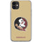 Florida State FSU Seminoles Logo iPhone 11 Clear Case