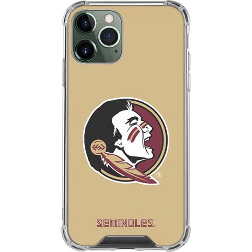 Florida State FSU Seminoles Logo iPhone 12 Pro Clear Case