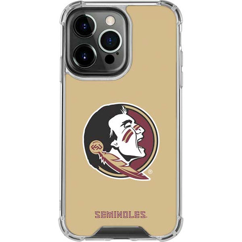 Florida State FSU Seminoles Logo iPhone 13 Pro Clear Case