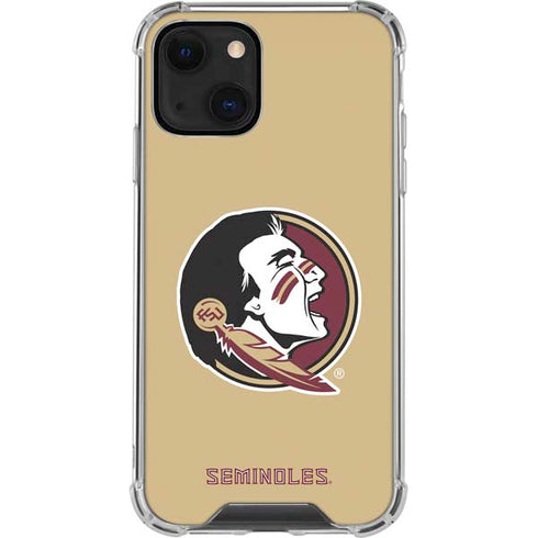 Florida State FSU Seminoles Logo iPhone 14 Plus Clear Case