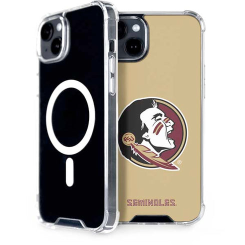 Florida State FSU Seminoles Logo iPhone 15 Plus MagSafe Case